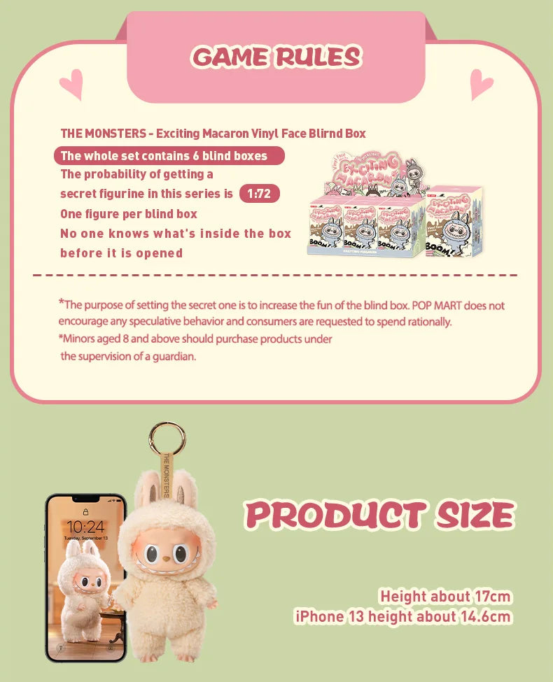 LABUBU THE MONSTERS - Exciting Macaron