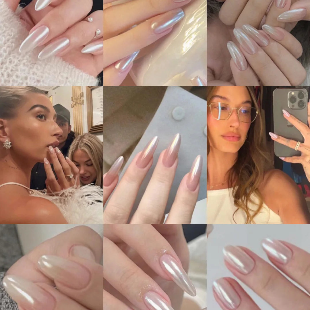 Moonlight Pearl Magic Mirror Powder Aurora Nails Powder Glitter Dust Chrome DIY Aurora Manicure Dust Nail Art Decoration