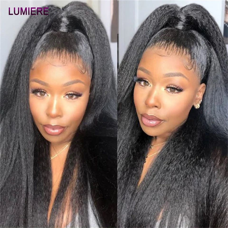 Brazilian Kinky Straight Curly Bundle Human Hair 30 34Inch Deep Wave Raw Hair Bundle 100% Unprocessed Double Weft Hair Extension