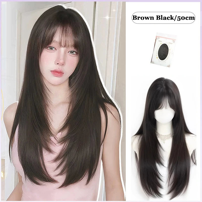 Ombre Long Straight Wig