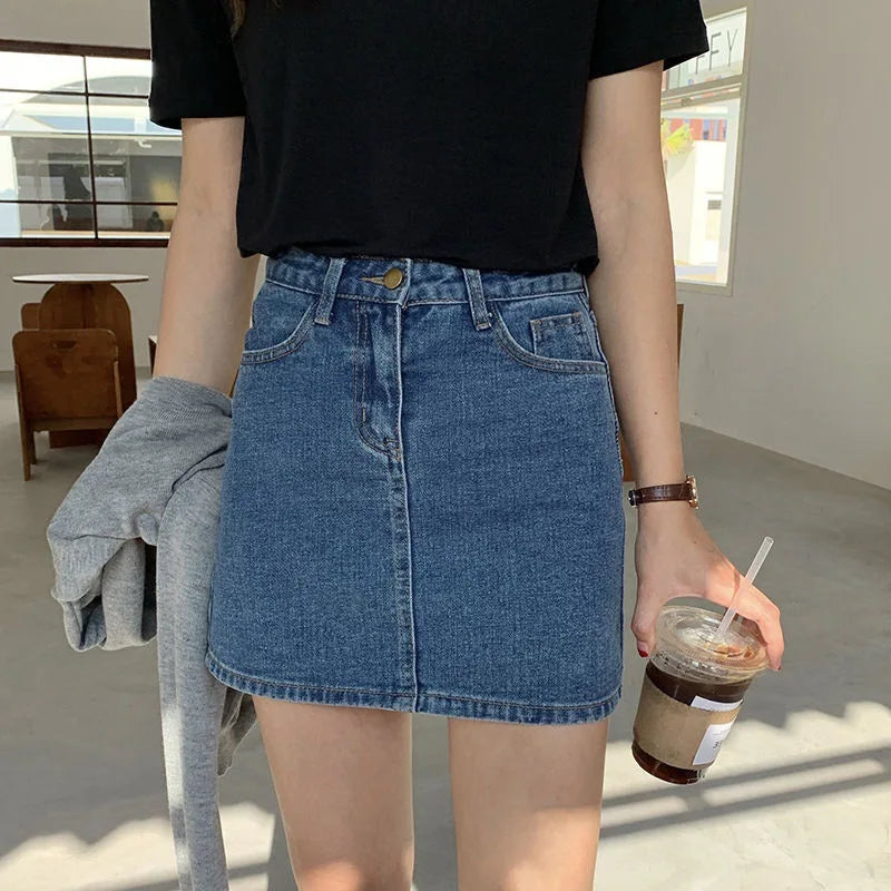 Denim Retro Skirt