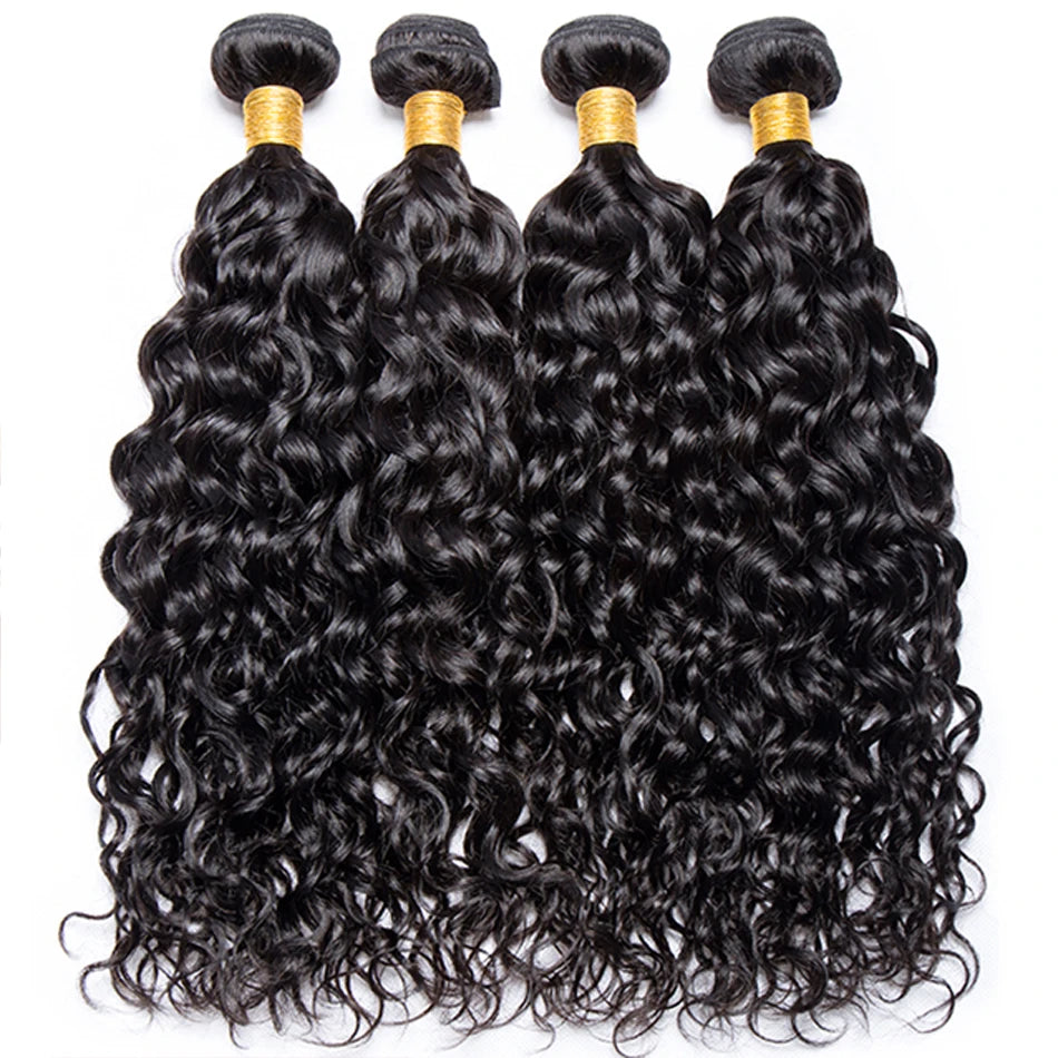 15A Malaysian Hair Bundles With Frontal Kinky Curly Bundles With Frontal 13x4 Ear to Ear Lace Frontal Human Hair Weave Extension