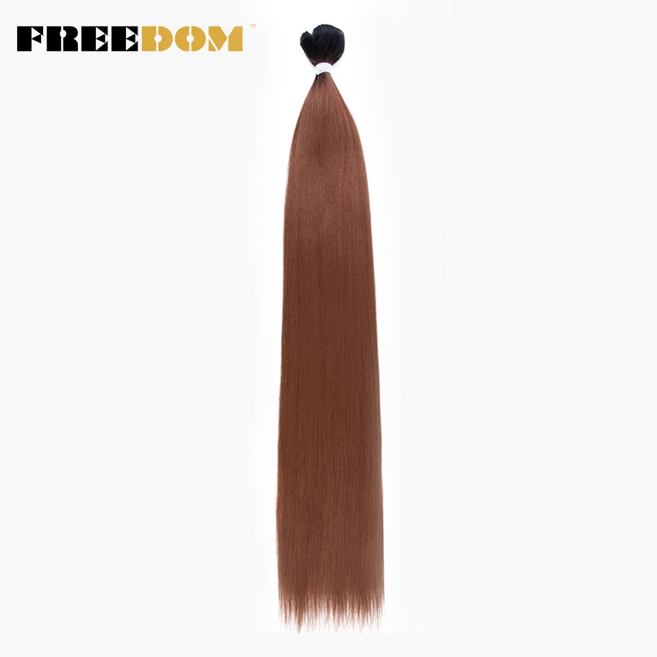 Synthetic Straight Hair Bundles Ombre
