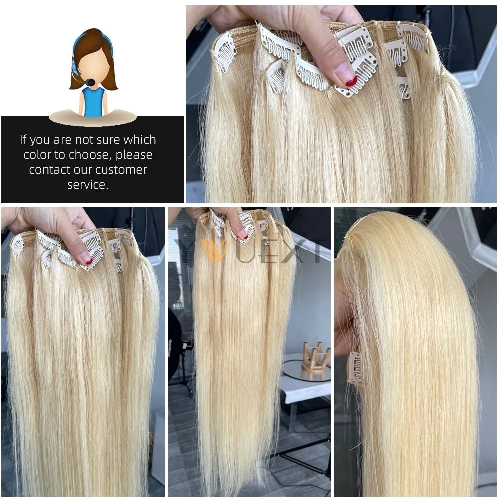 Clip in Human Hair {7pcs/set}