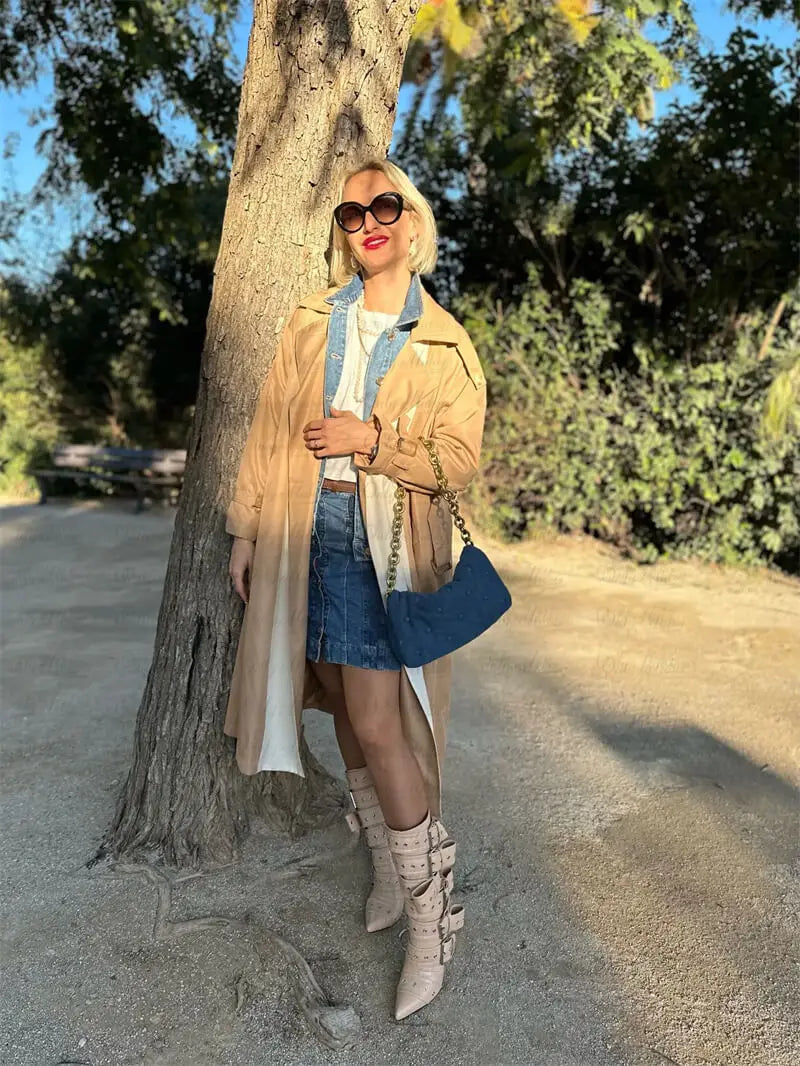 Pointed Toe Mid-Calf Boots