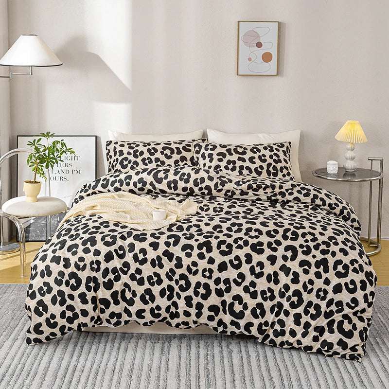 Leopard Print Duvet Set