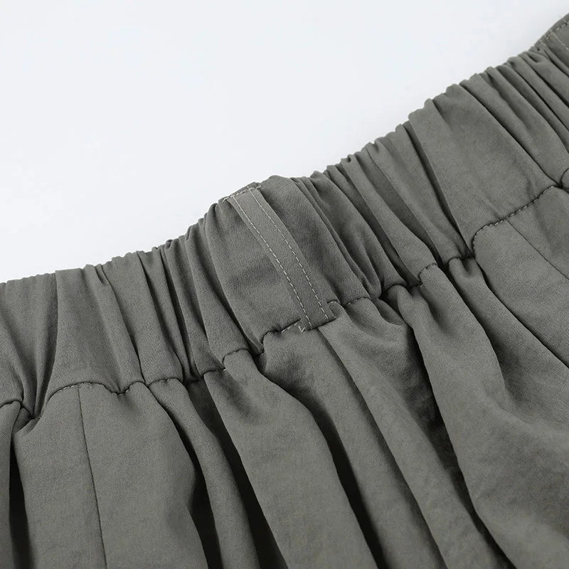 Low Waist Flower Bud Skirt