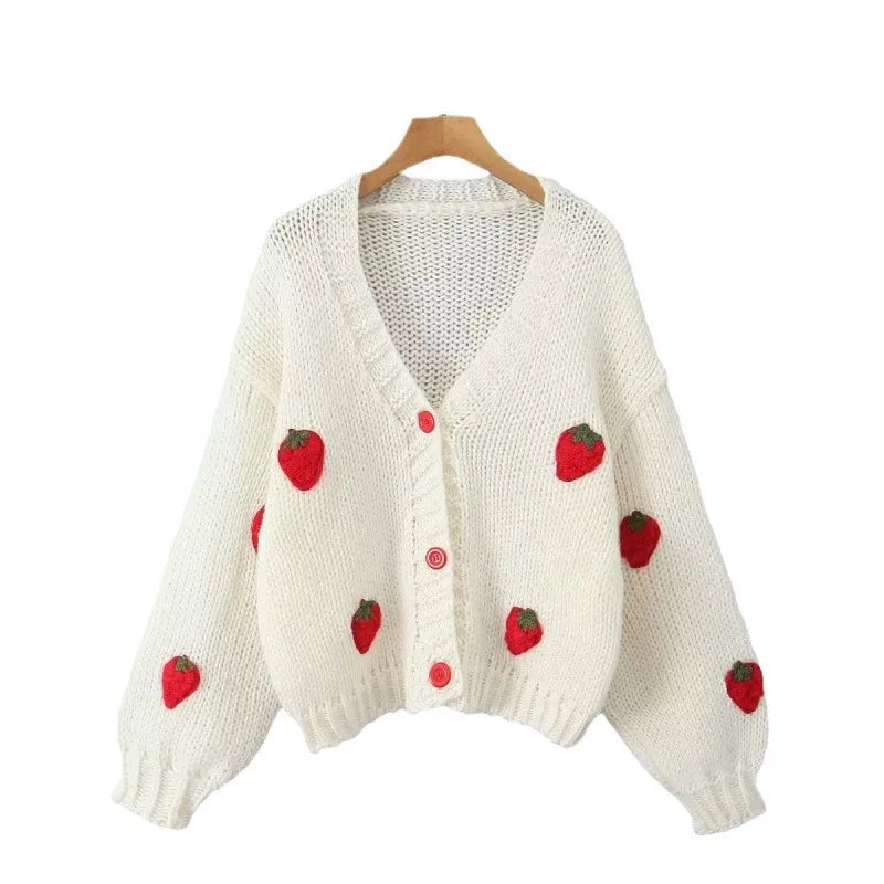 Strawberry Cardigan