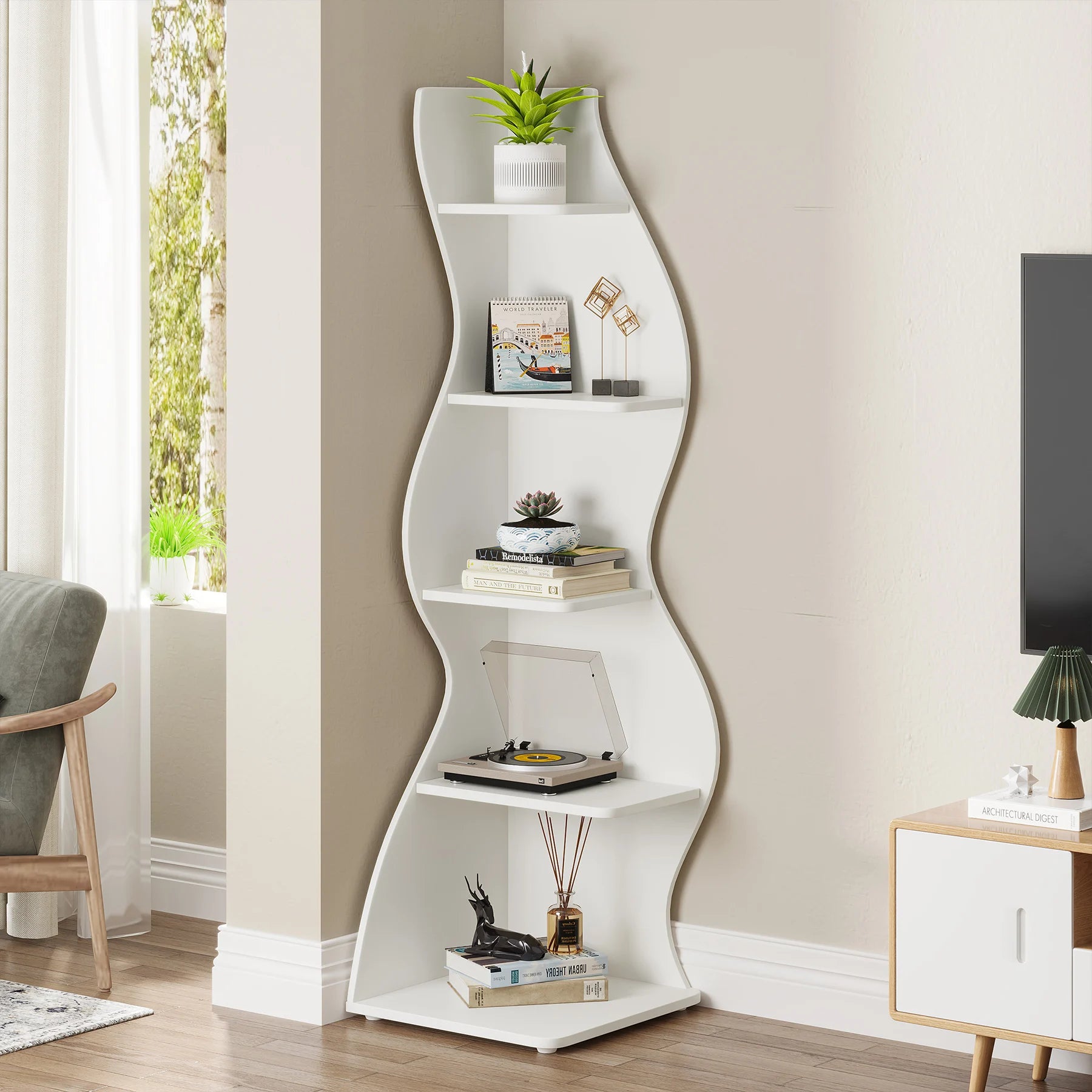 5-Tier Corner Shelf