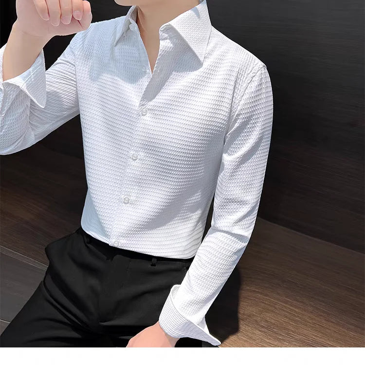 Waffle Long-Sleeved Shirt