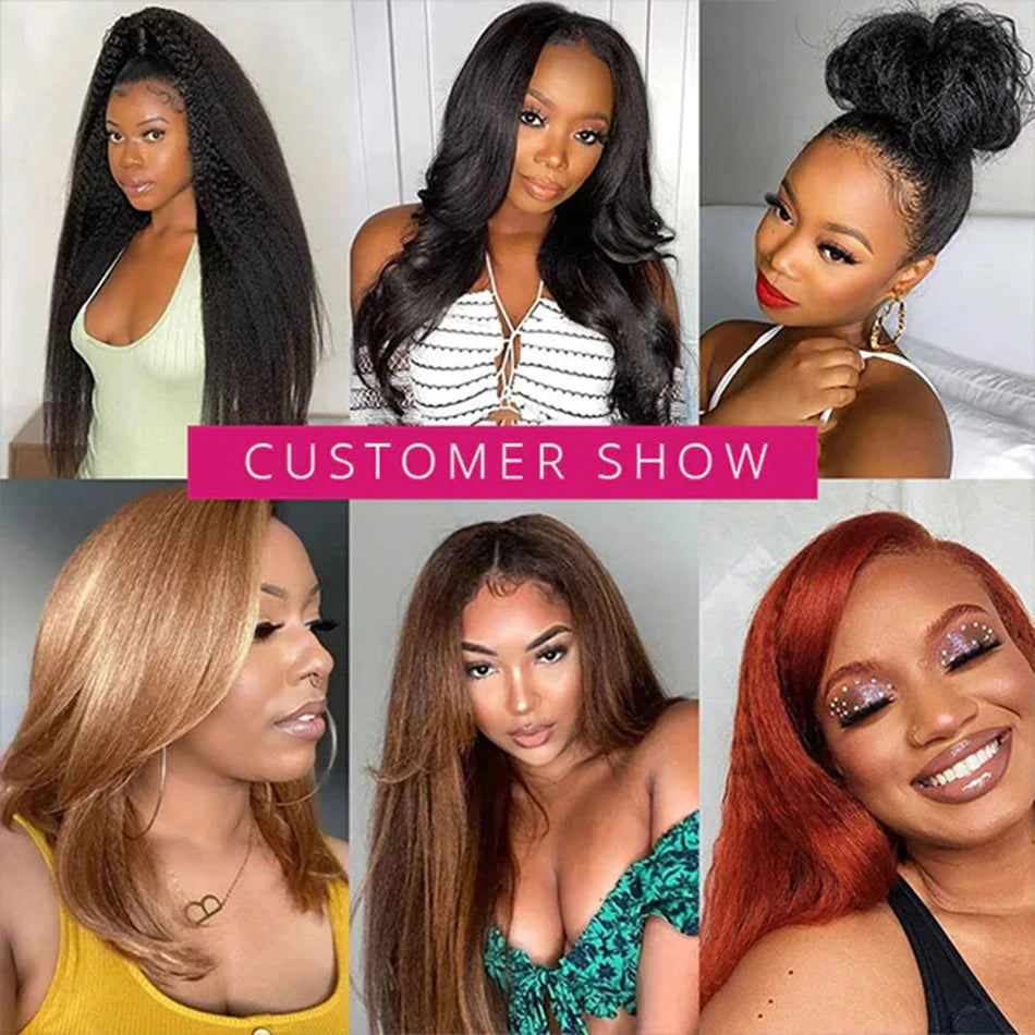 Peruvian Yaki Straight Hair Bundles 100% Human Hair Extensions Kinky Straight Virgin Hair Weave Bundles Deal Double Weft Bulk