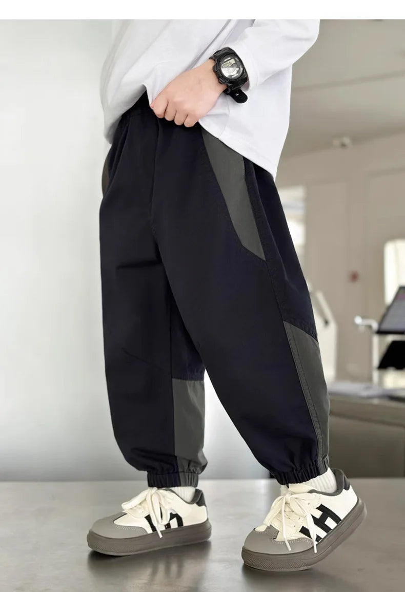 Loose Patchwork Cargo Trousers