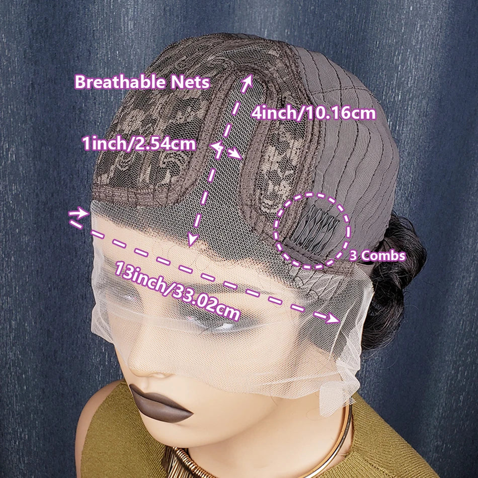 Short Curly Pixie Cut Wig Human Hair for Women Black Layered 13x4x1 T-Part Lace Front Short Human Hair Pixie Cut Glueless Wig