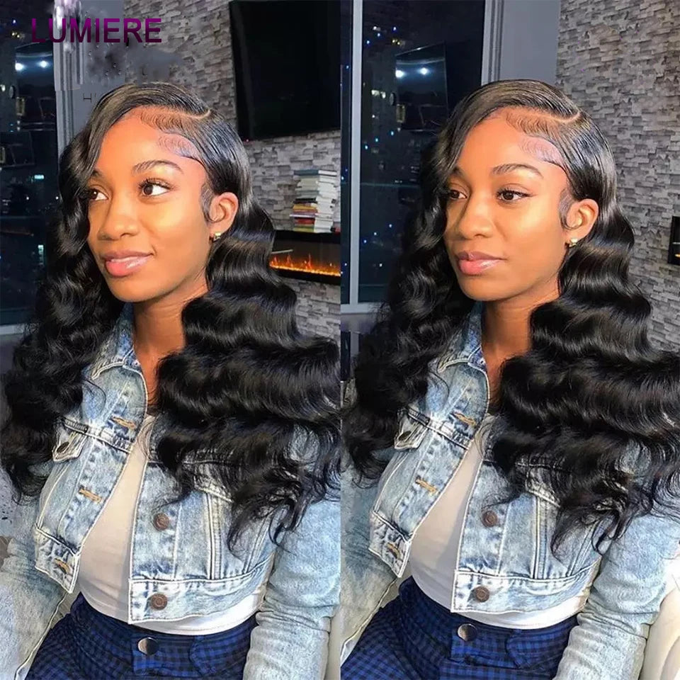 Loose Deep Wave Human Hair Bundles With 5x5 6x6 HD Lace Closure Frontal With Bundles Virgin Raw Hair Weave Hair Extension 8-40"
