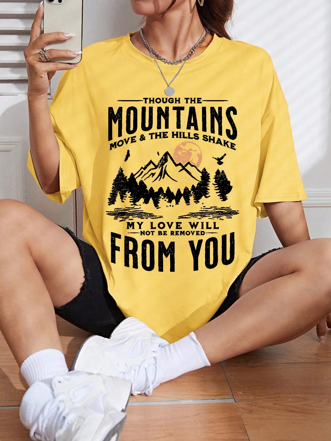 Mountains Setting Sun Tee