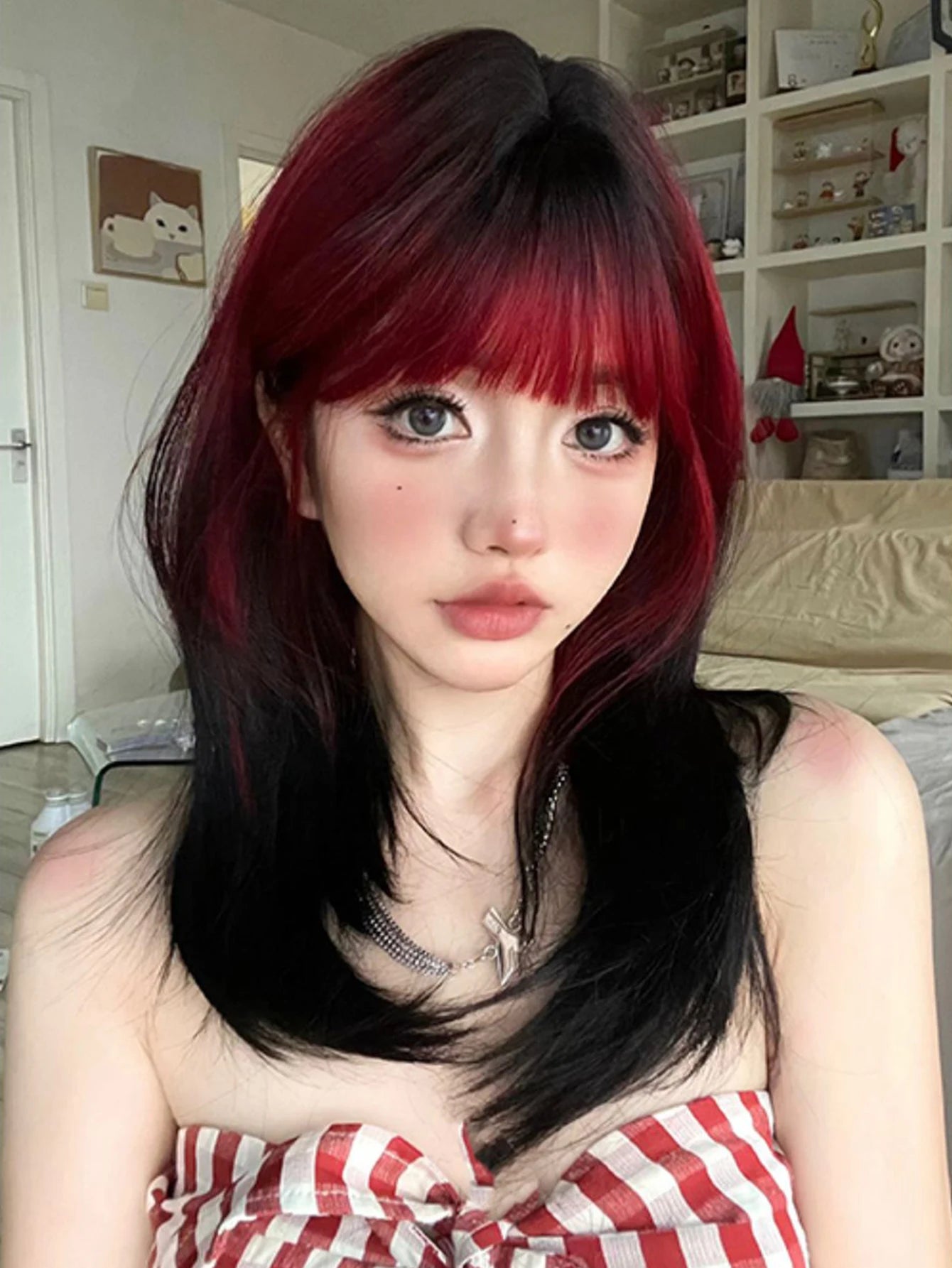 Ombre Long Straight Wig