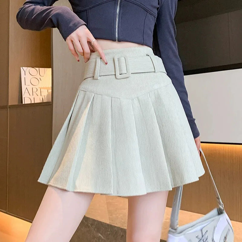 Corduroy Mini Skirt