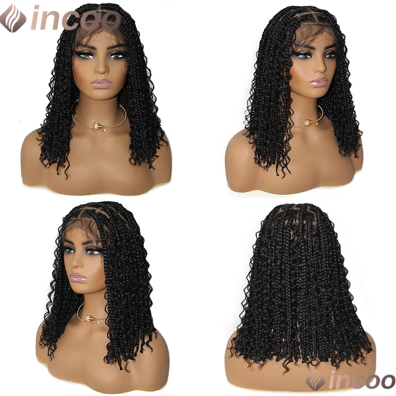 12" Short Bob Boho Braided Wig