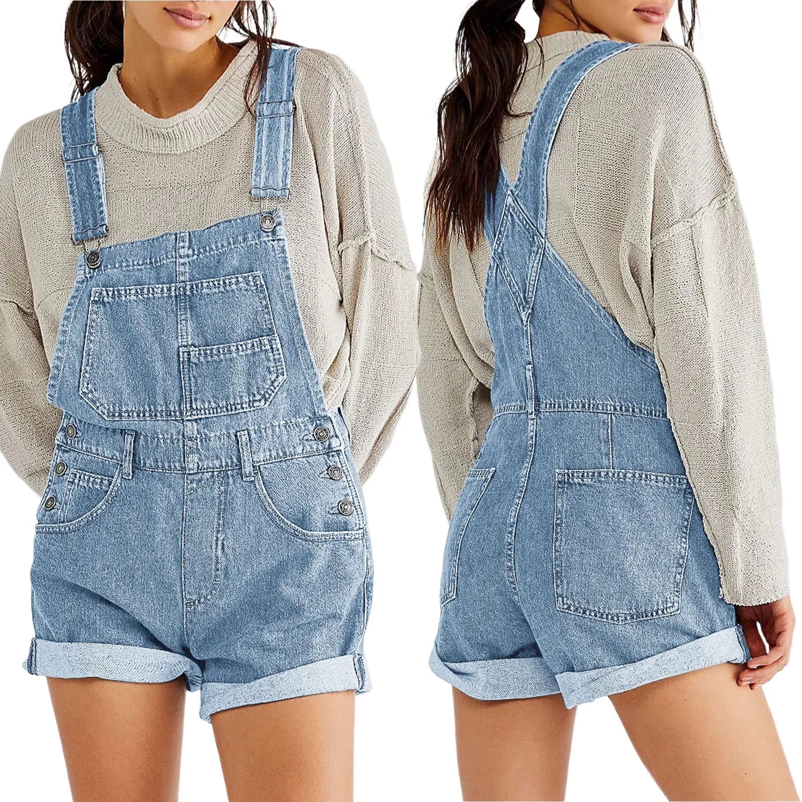 Denim Overalls