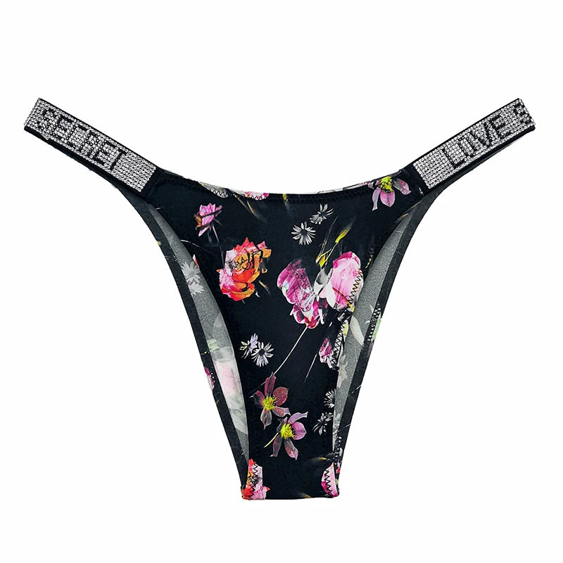 LOVE Rhinestone Panty
