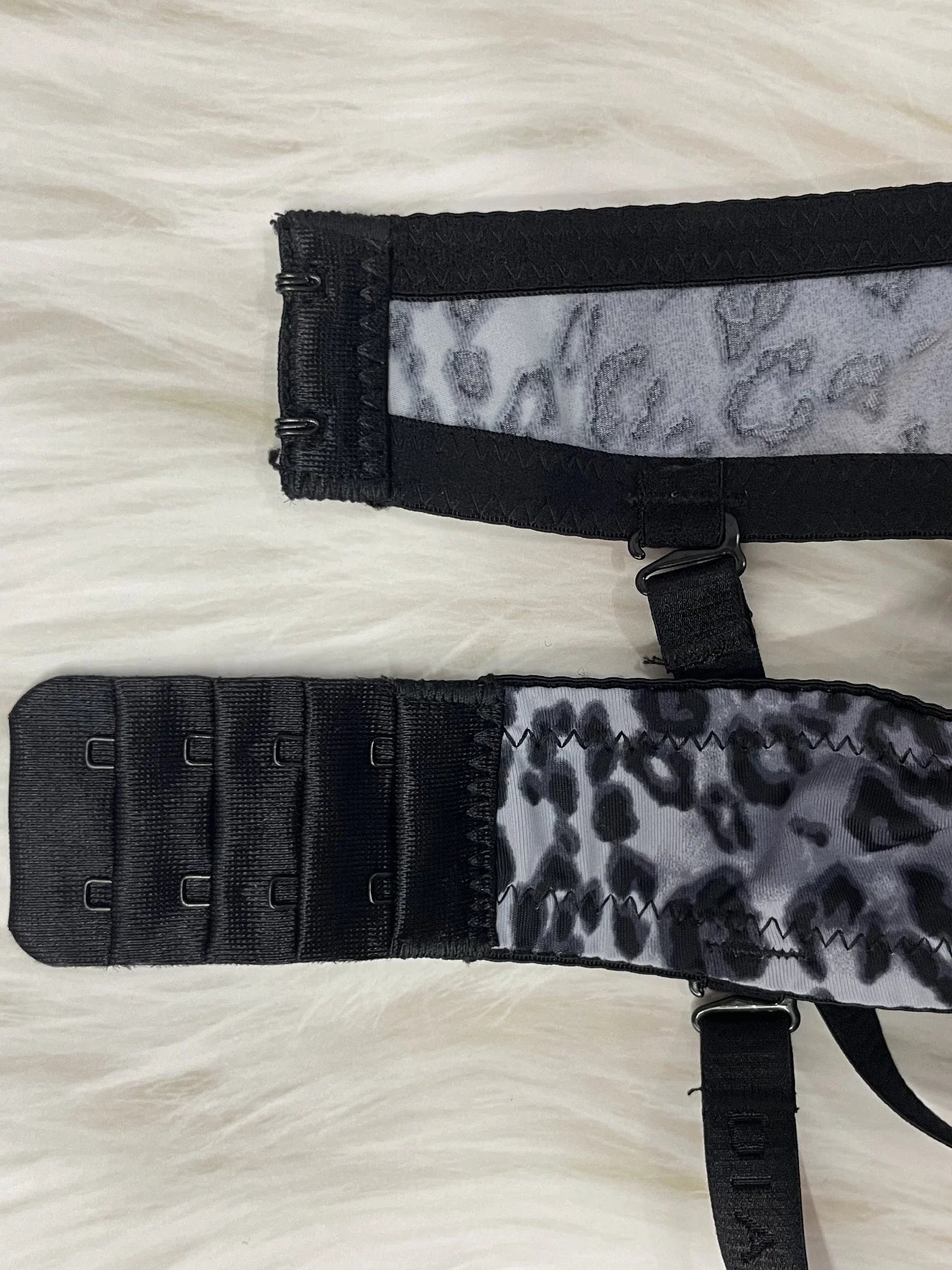 Leopard Print Push Up Bra