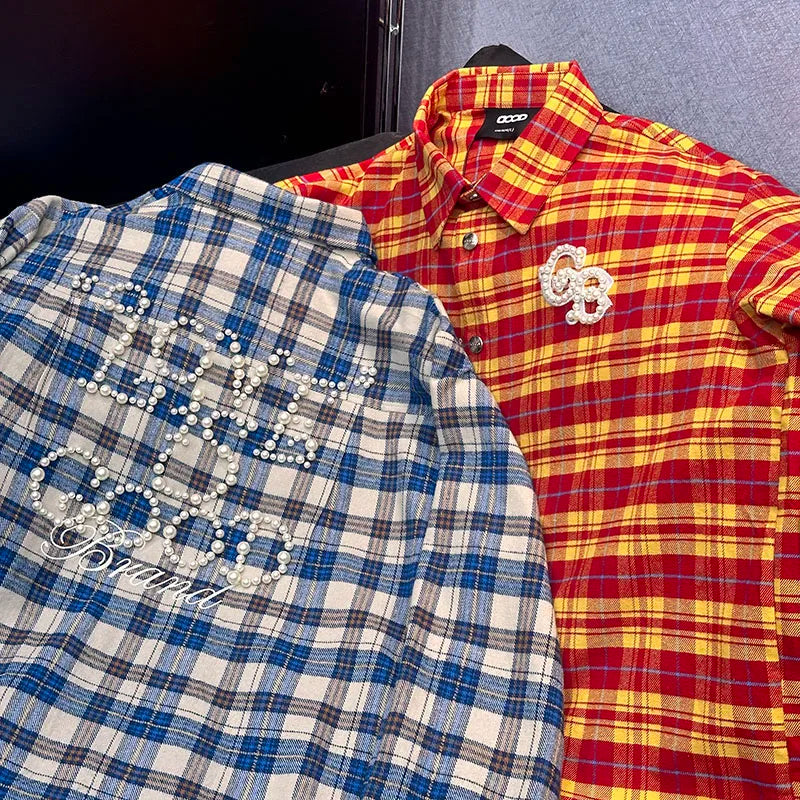 Long Sleeved Plaid Shirt