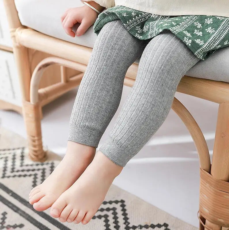Solid Color Cotton Leggings
