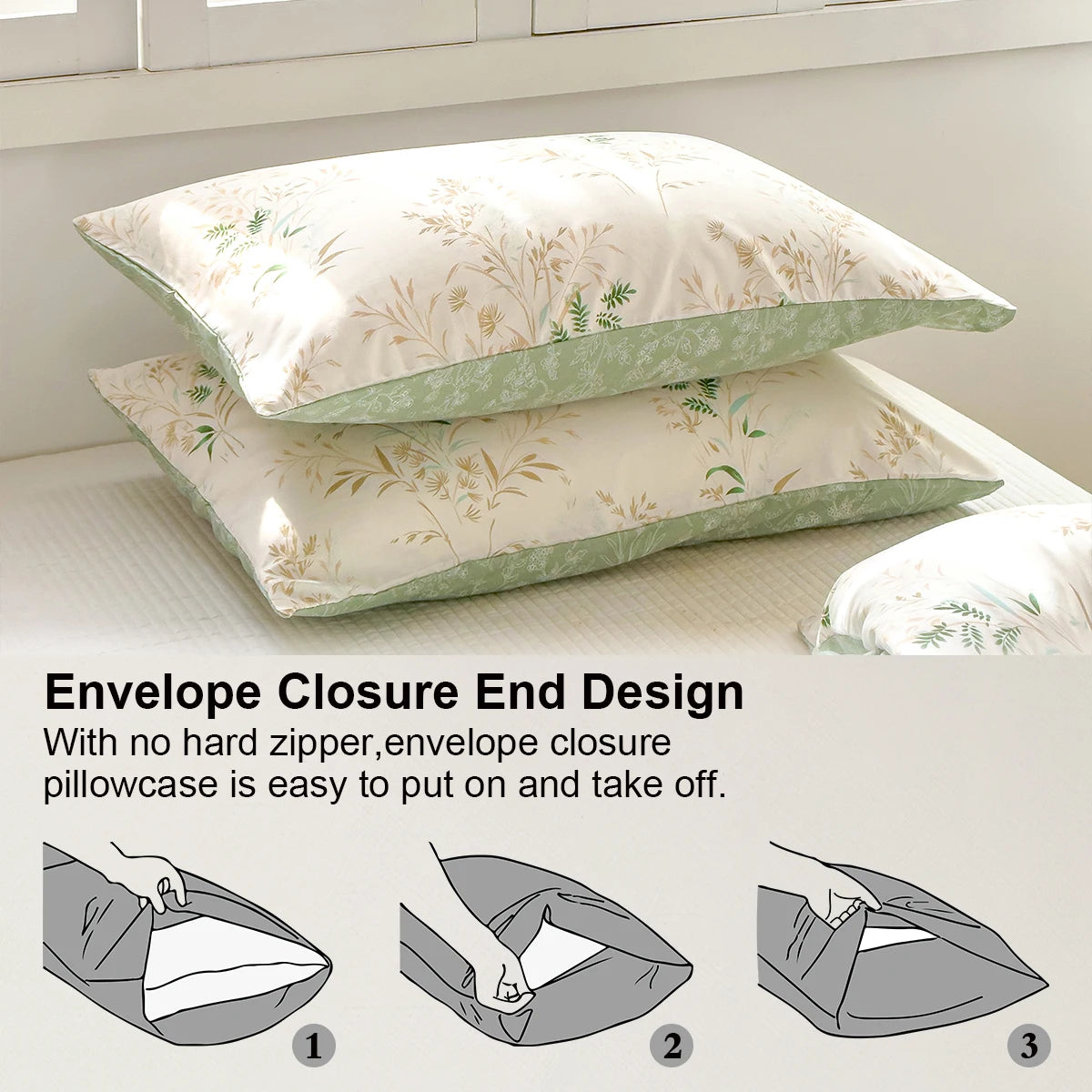 Floral Tea Art Print Duvet Cover Set