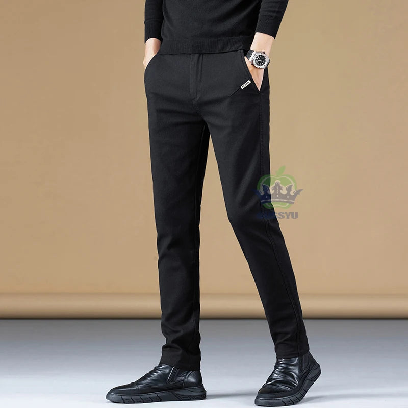 Cotton Fabric Casual Pants