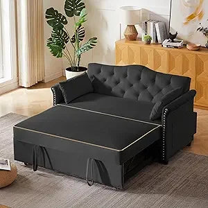 65'' 3-in-1 Folding Convertible Sofa Bed