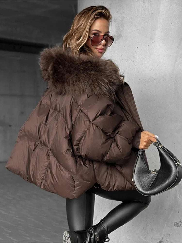 Fur Collar Hooded Winter Jacket