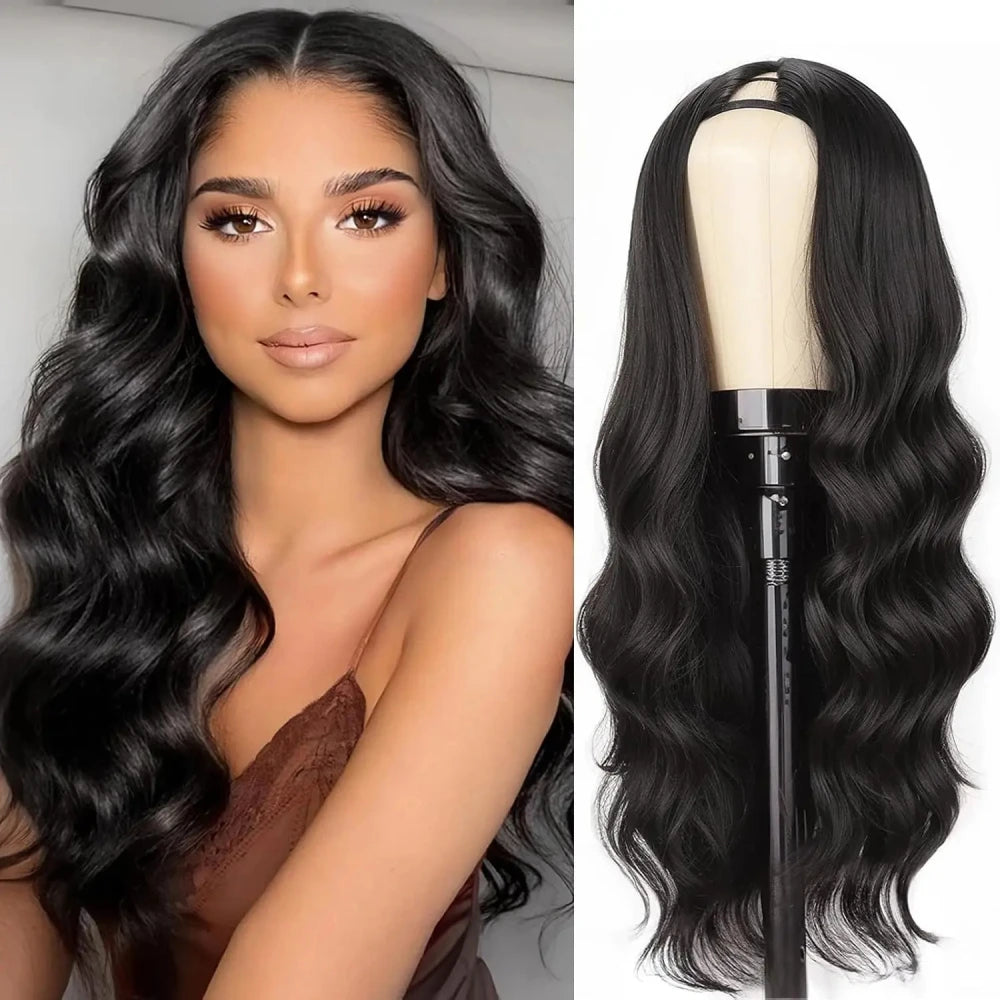 No Leave Out V Part Body Wave Wig