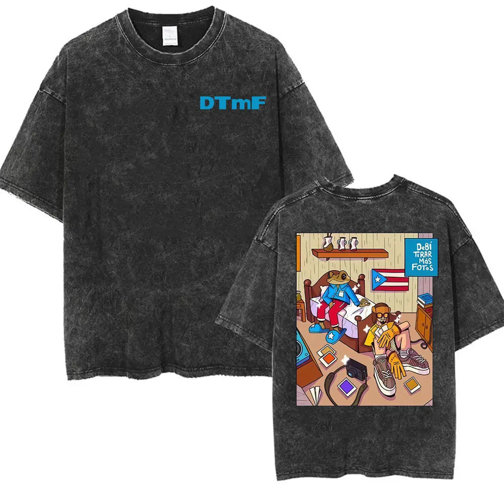 DTMF Deb Í Tirar M Á S Fotos T-shirt Rap Singer Bad Bunny Album Tour T-Shirt