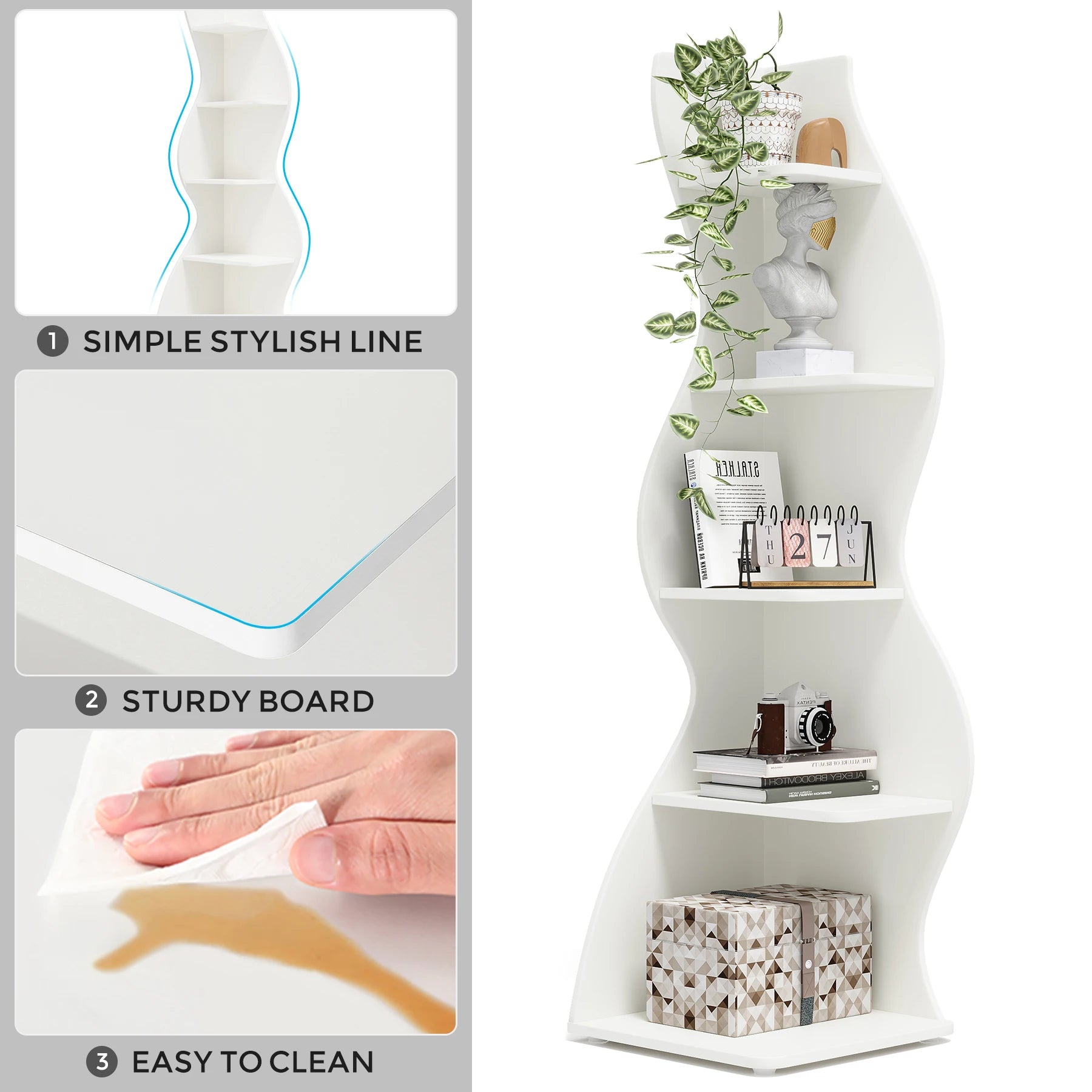 5-Tier Corner Shelf