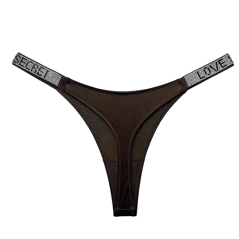 LOVE Rhinestone Panty