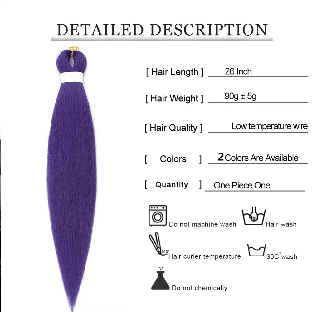 Ombre Synthetic Crochet Braiding Hair