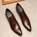 Three-Joint Leather Shoes