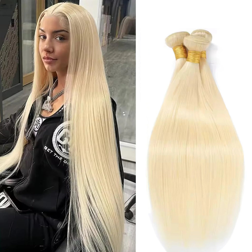 613 Blonde Human Hair Bundles