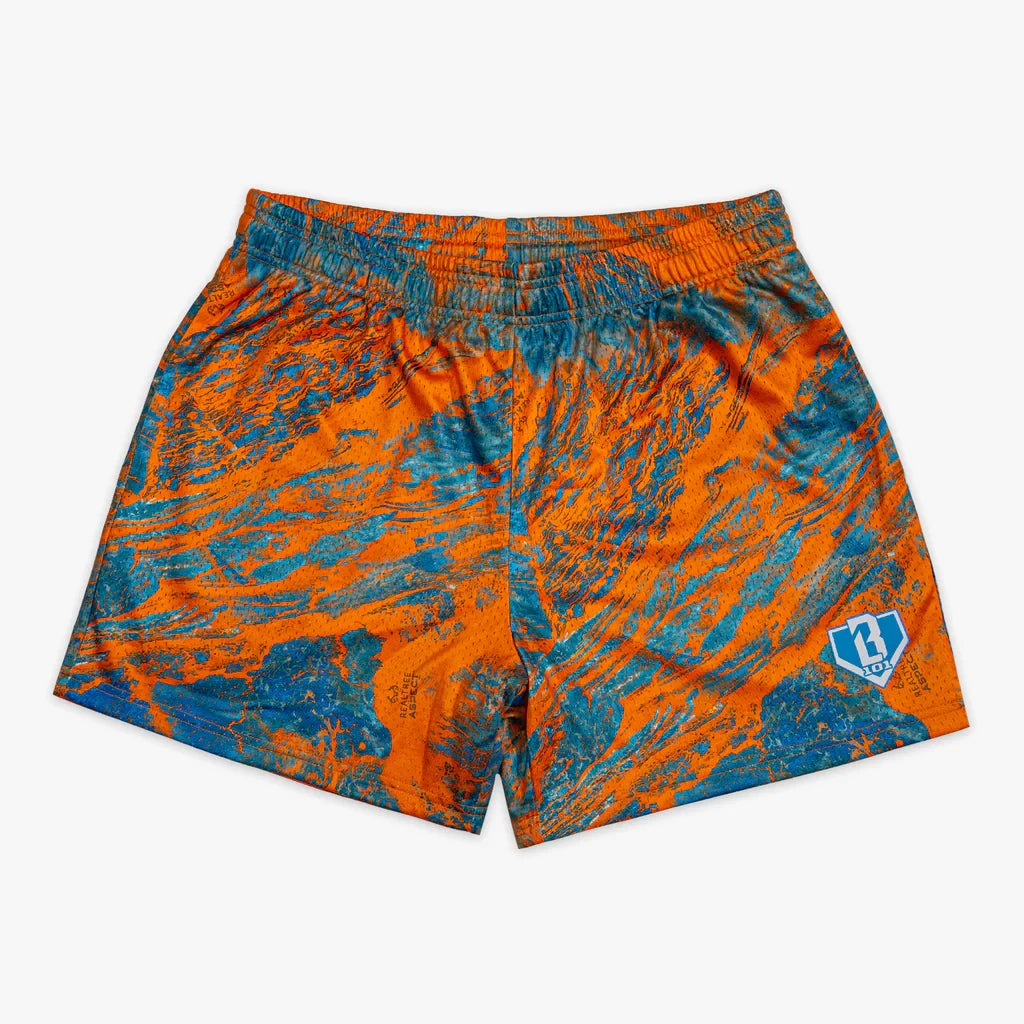 Summer New Children/Youth Baseball Lifestyle 101 Realtree Aspect Shorts Oversized Breathable Quick-Dry Sports Shorts Men Women