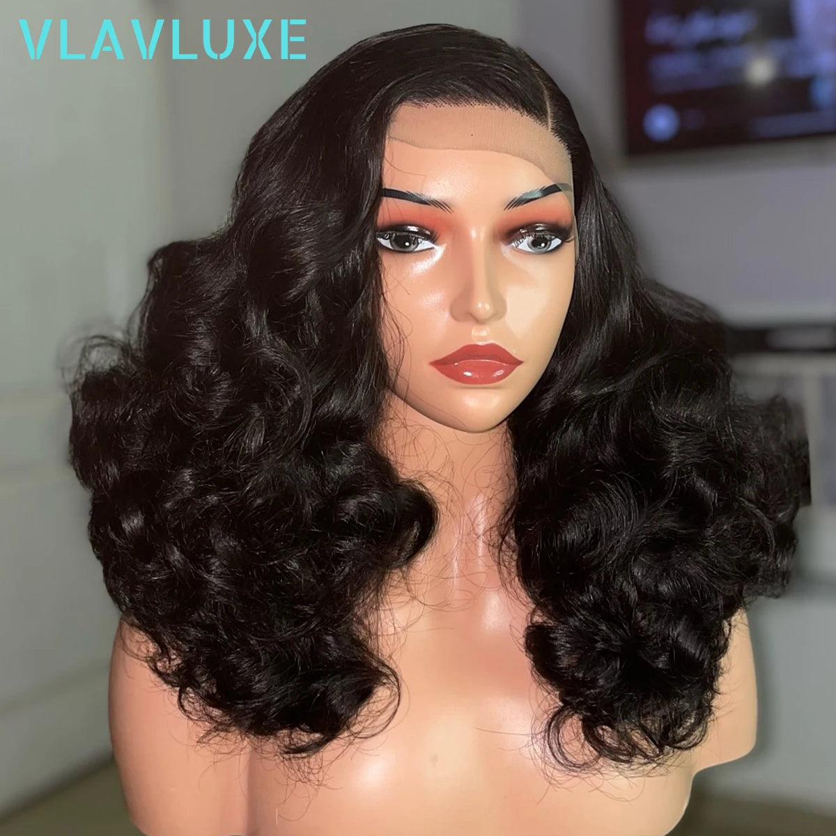 Bouncy Curly Double Drawn Wig