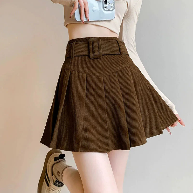 Corduroy Mini Skirt