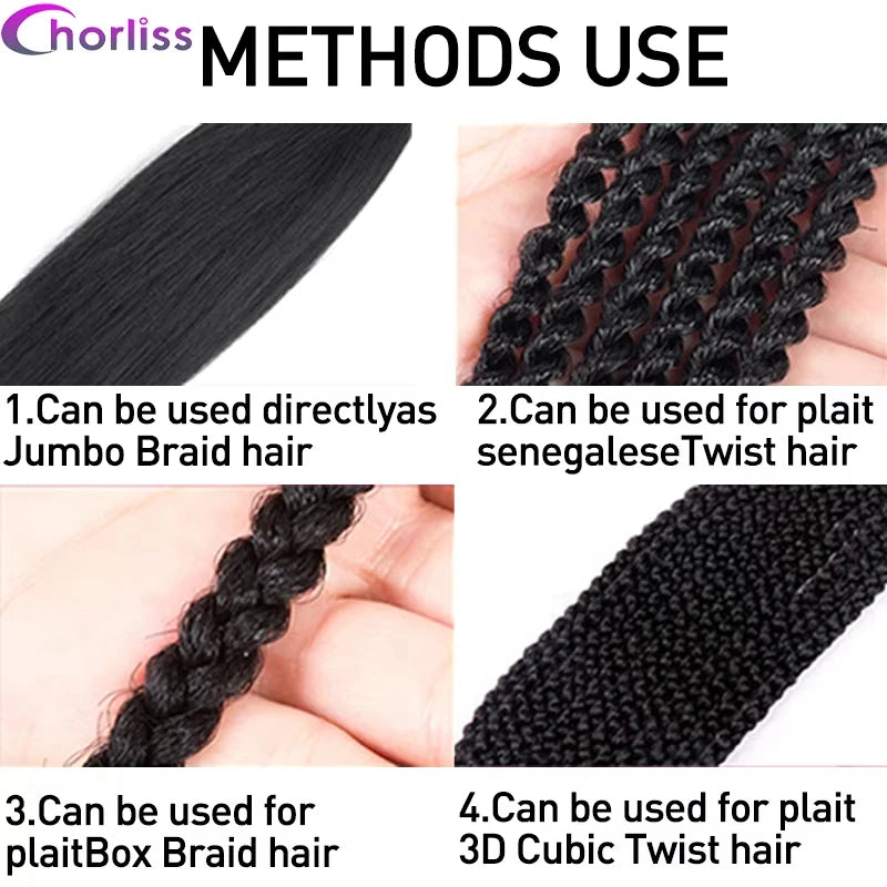 Ombre Synthetic Crochet Braiding Hair