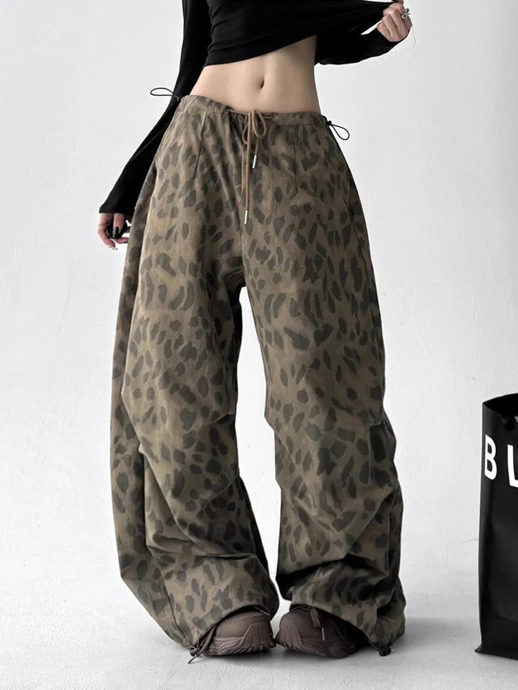 Leopard Wide Leg Pant