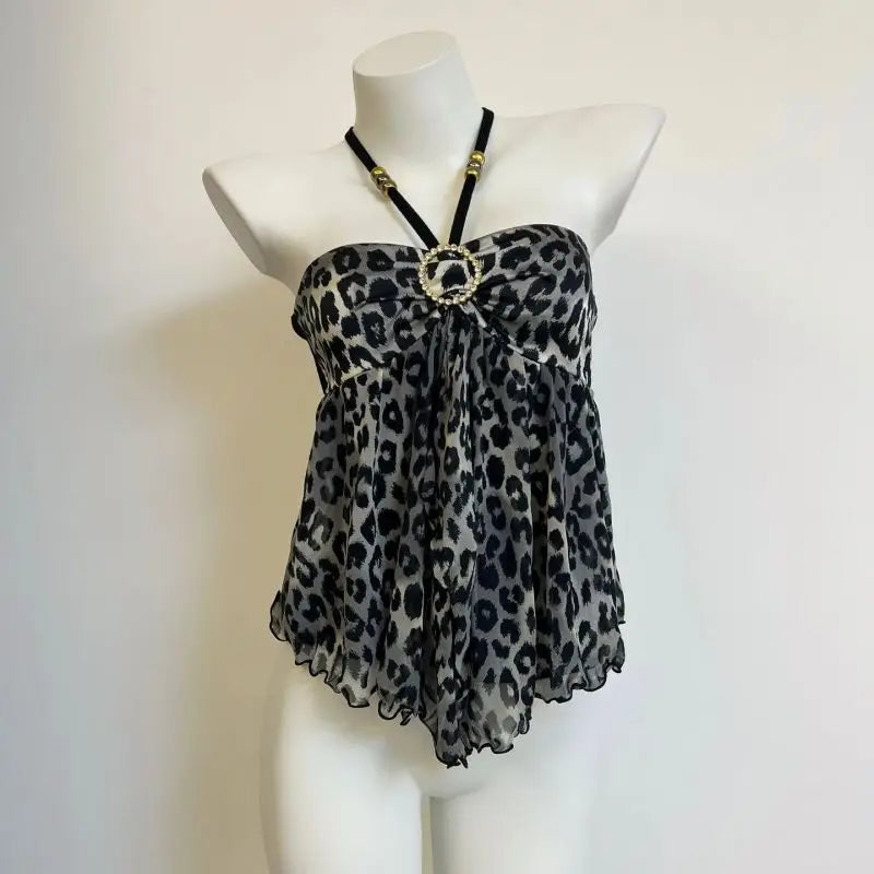 Sling Zebra Stripe Tube Top