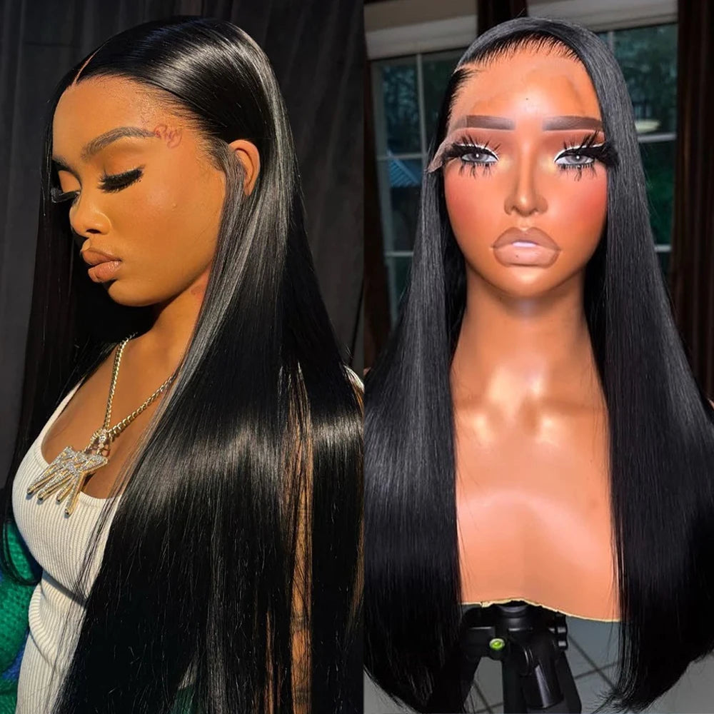 Long Straight 13X4 Lace Front Synthetic Hair Wig