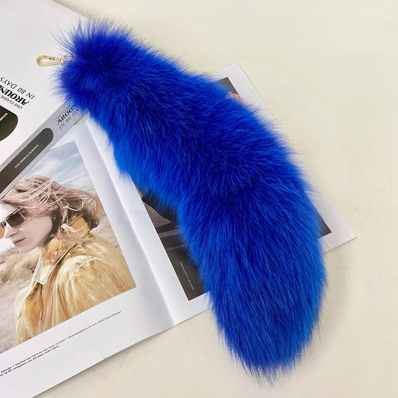 Fox Tail Keychain