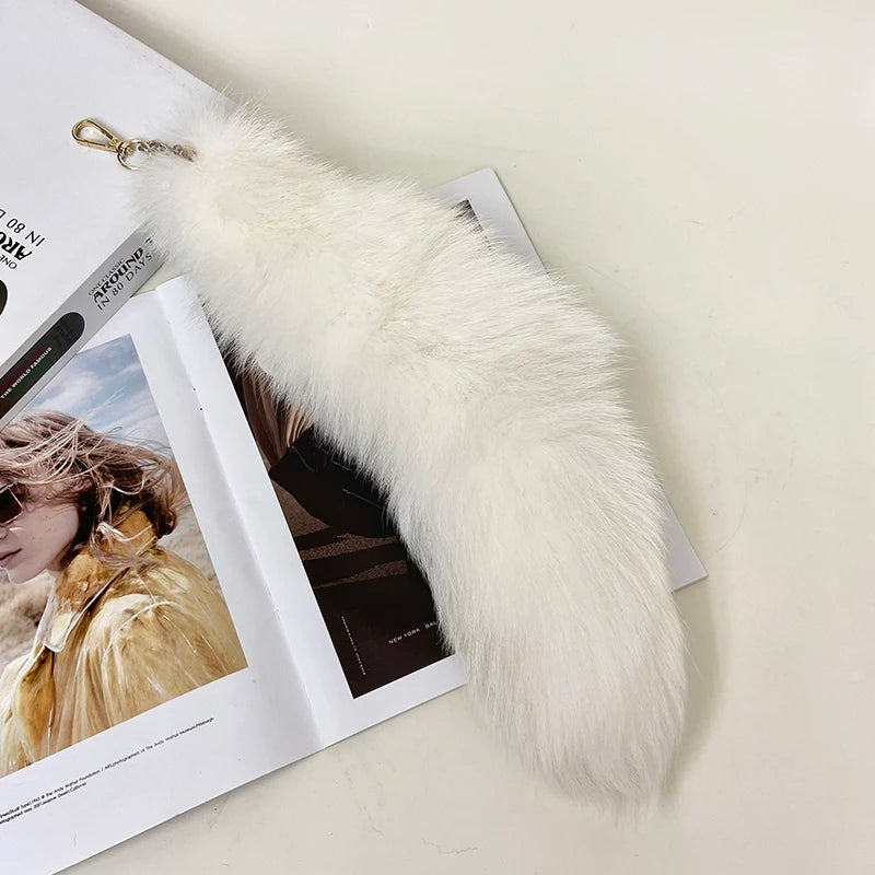 Fox Tail Keychain