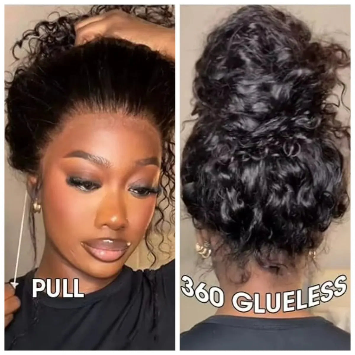 Brazilian 360 Curly Wig