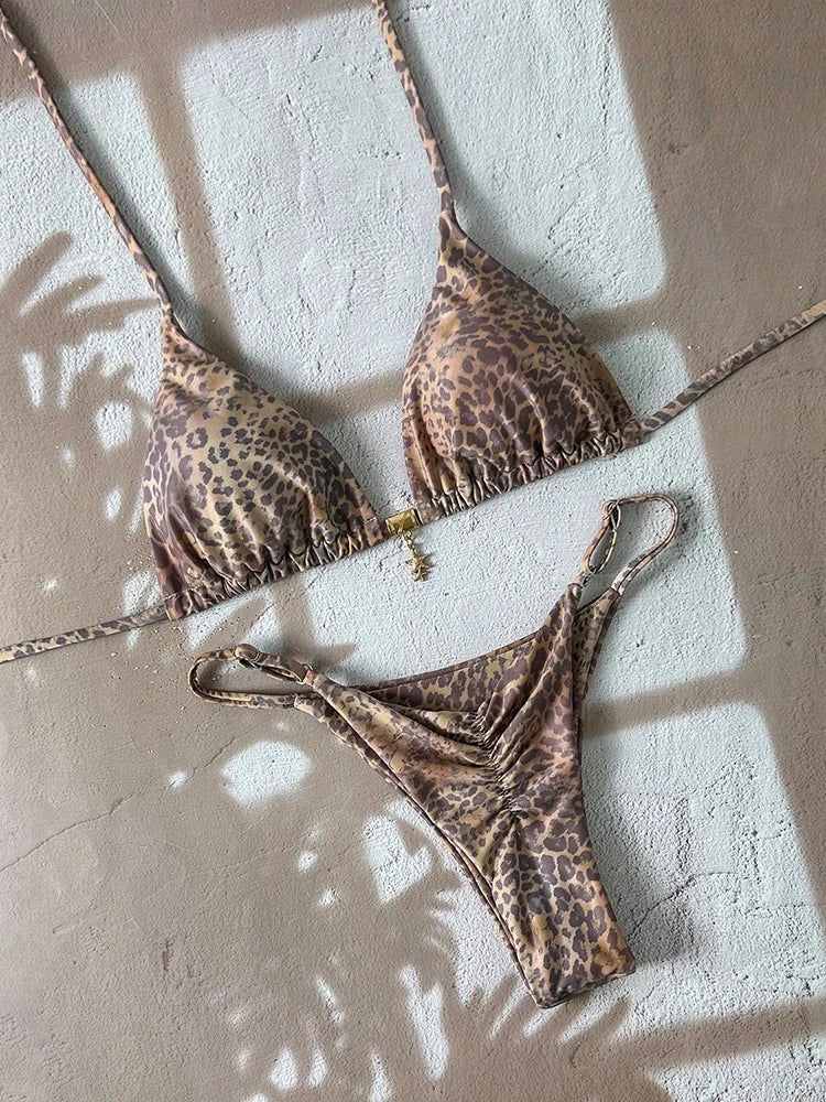 Leopard Push Up Bikini
