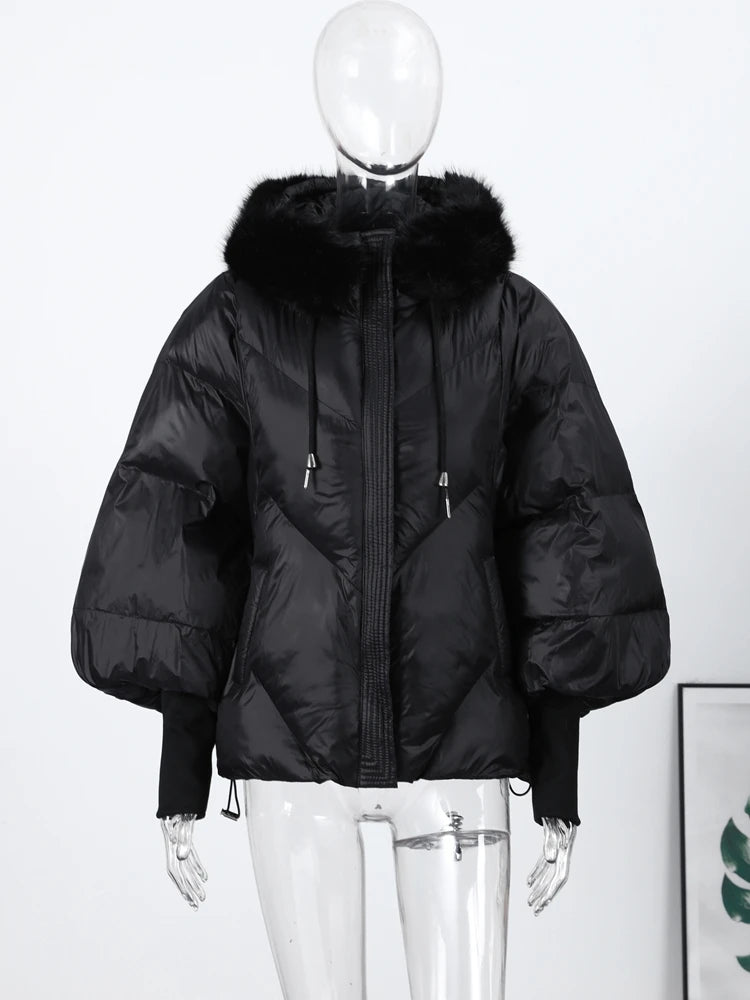 Fur Collar Hooded Winter Jacket